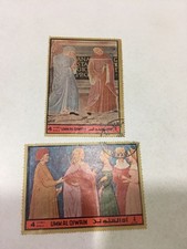 Umm Al Qiwain Paintings 2 Stamp Sheet C.T.O