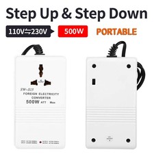 500W Step Up & Down Transformer 110V to 220V & 220V to 110V Voltage Converter
