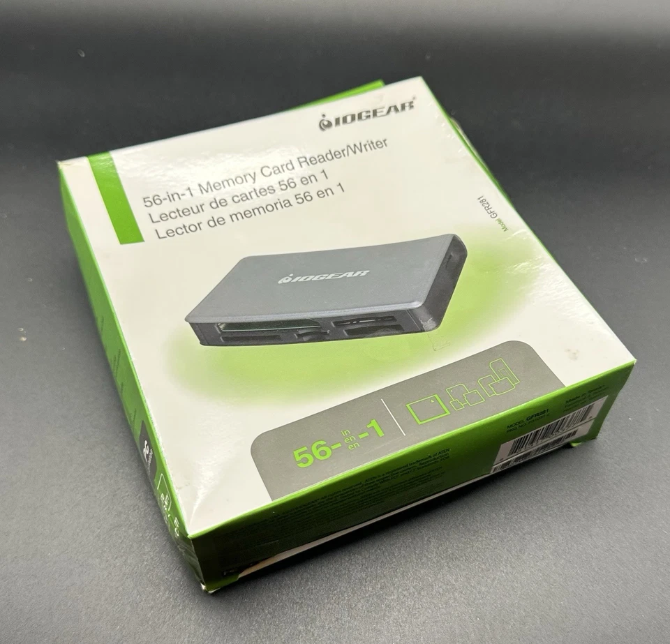 IOGEAR Universal Memory Card Reader/Writer 56-In-1 Multi-Format New Damaged Box - Image 2 of 4