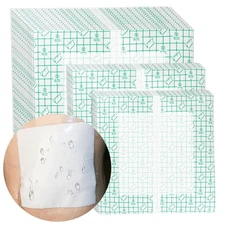 25 Pcs Waterproof Ostomy Bag Shower Cover 10"x10", Stoma Bath Protector Shiel...