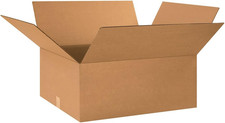 Shipping Boxes Large 24"L X 20"W X 10"H, 10-Pack  Corrugated Cardboard Box for