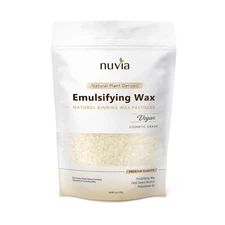 Emulsifying Wax, 100% Natural Plant Derived, NF, Cosmetic & Food Grade; 6oz USA