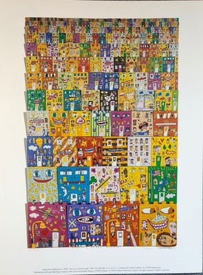 James Rizzi 'Lost in a concrete Jungle' (1990) 2D Pop Art  Nr. 4 von 350#