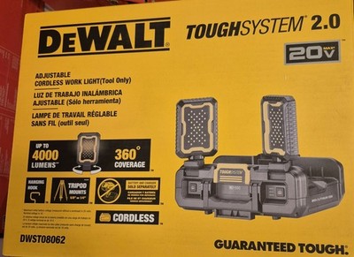 DEWALT TOUGHSYSTEM 2.0 20V Cordless LED Work Light 4000lm 360°  Only Tool 