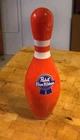 Vintage Pabst Beer Bowling Pin Advertising Red PBR Man Cave Sign Bar Pub VTG