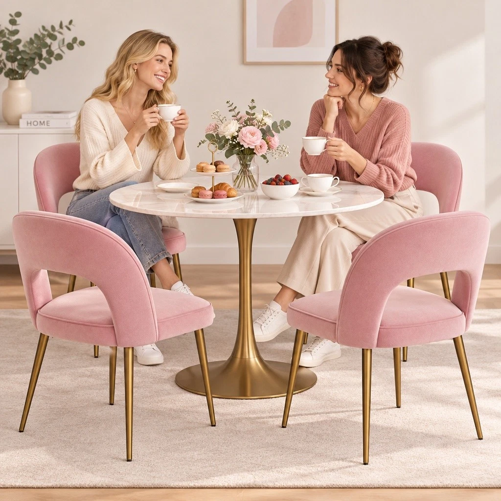 4x Stühle Esszimmer Esszimmerstühle Küchenstühle Polsterstuhl Wohnzimmerstühle