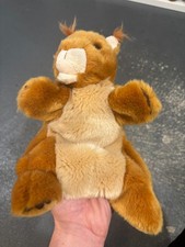 THE PUPPET COMPANY SQUIRREL SOFT FUR Red Squirrel Plush STUFFED TOY