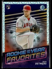2022 Bowman #ROYF-14 Reid Detmers ROY Favorites Mojo Refractor 1103E