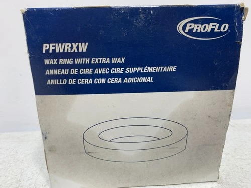 ProFlo PFWRXW Wax Ring Extra Thick Petroleum Fits 3" or 4" Waste Lines - Picture 2 of 5