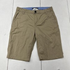 H M Khaki Classic Chino Shorts Boys Size 13/14Y