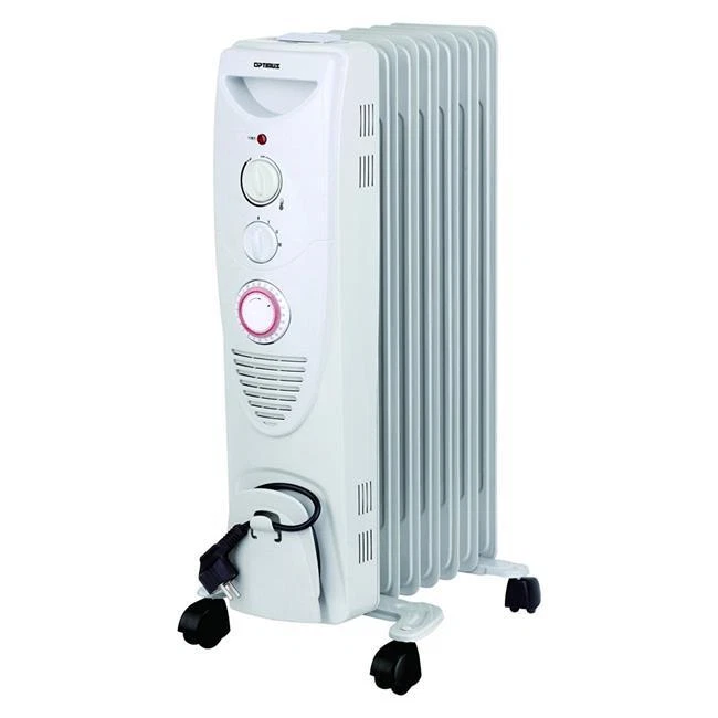 Portable 7 Fins Oil Filled Radiator Heater with Timer | eBay