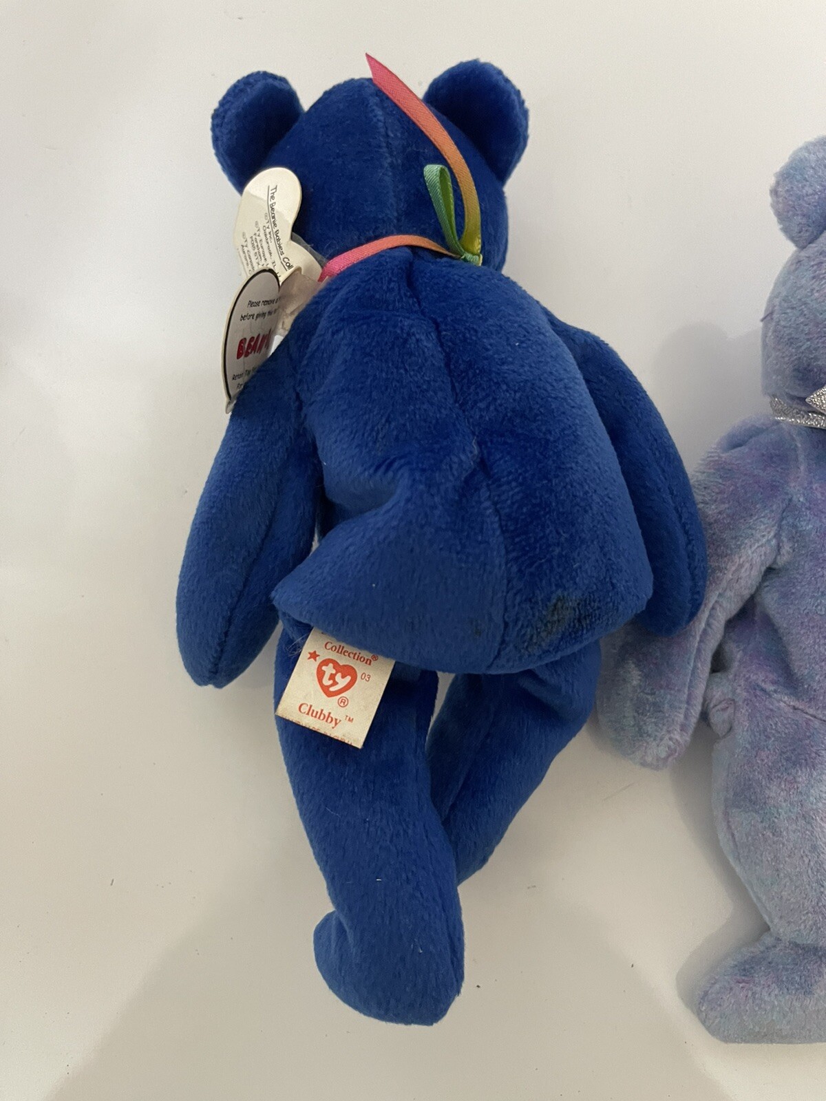 TY BEANIE BABIES BEARS "CLUBBY" "CLUBBY II" “CLUBBY IV” 1998/1999 RETIRED - Picture 5 of 7