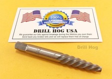 4 Spiral Easy Out Ez Out Round Screw Extractor Bolt Drill Hog Lifetime Warranty