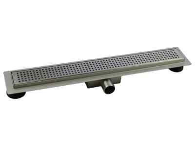 VEROSAN Edelstahl Duschrinnen Komplettset ELBE 80 cm, Ausführung DR5