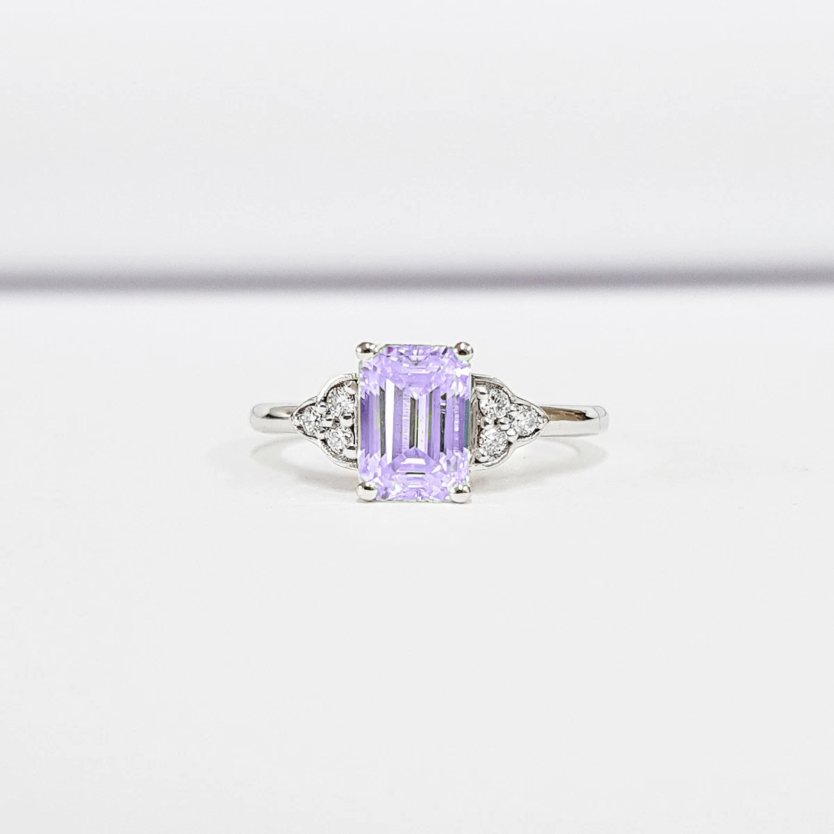 Lavender amethyst 2024 engagement ring