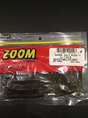 Zoom Super Salt Plus U-Tale Watermelon Red 6'' 20pkg