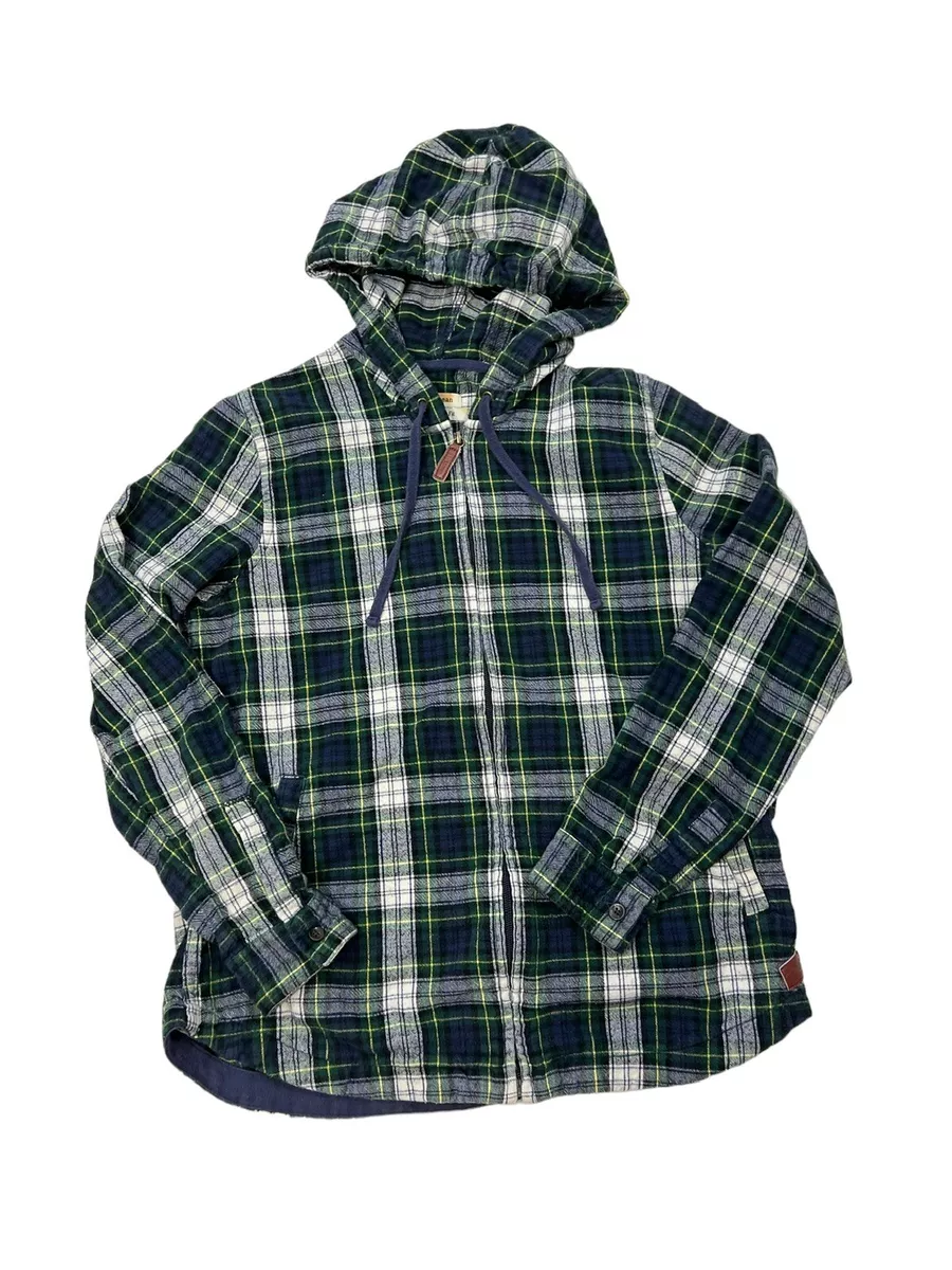 Ll bean scotch plaid zip cheap hoodie