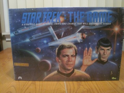 Star Trek The Game 1992 By Classic Strategy Logic Trivia Col. Ed. # 094,464 NIB 