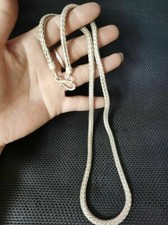 Exquisite Old Chinese tibet silver handmade Weave Necklace Bracelets