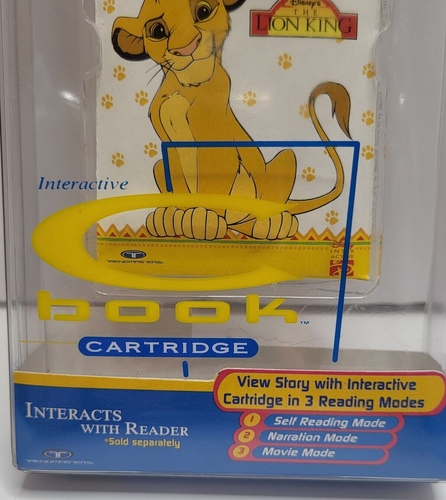 The Lion King Disney C Book Reader Cartridge Story Book Interacts with Reader - Picture 2 of 3