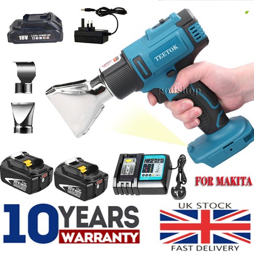 1200W Hot Air Gun Heat Gun Cordless for Makita 18v Liion 3/5.5A