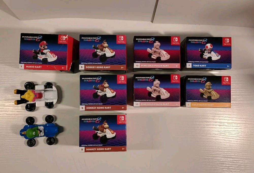 2024 McDonald's Mario Kart 8 Deluxe Happy Meal Toys