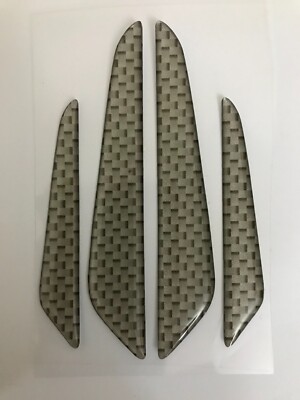 NEU 4 Stck. Kohlefaser Aufkleber Auto Tür Kantenschutz Anti-Kollision Kratzer