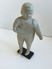 Early 20th 1930's Century white Rubber Toy Football Player-Unusual Rare