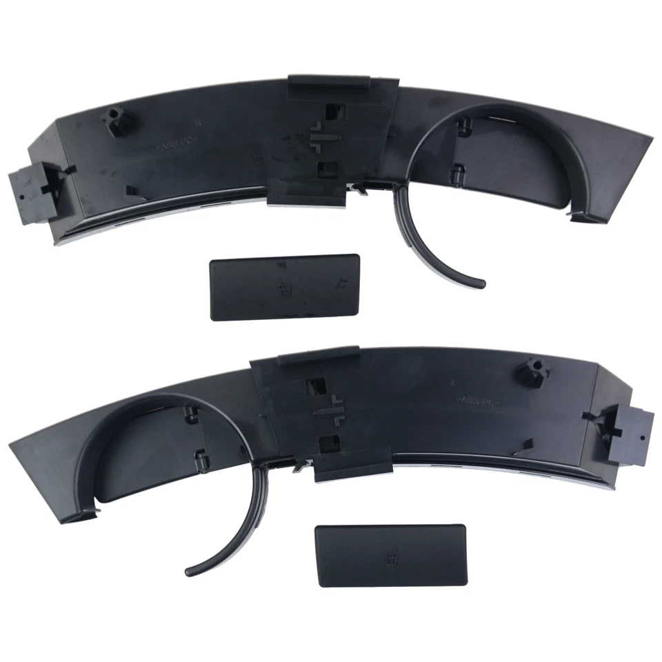 Portavasos negro 2 piezas para BMW Z4 E85 E86 2003-2008 51457070323 51457070324 Foto 4 de 4