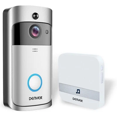 Denver Video-Türklingel Kabellose Funkklingel Türsprechanlage WLAN Innenklingel