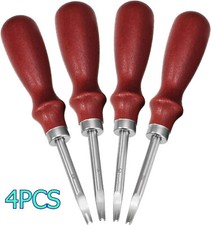 4PCS DIY Edge Leather Beveler Craft Edge Beveler Cutting Beveling Skiver Tools