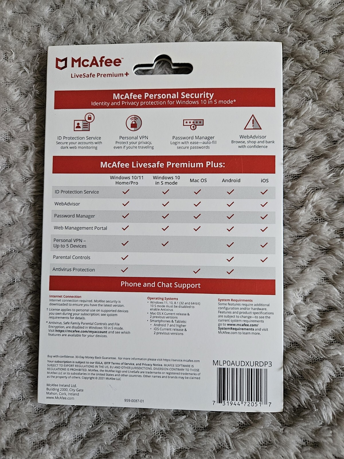 McAfee Live Safe AntiVirus 731944720517 eBay