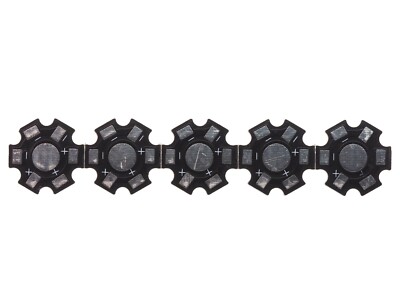 5x 3W LED Grow Chip Pflanzen Licht Volles Spektrum Halter Halterung