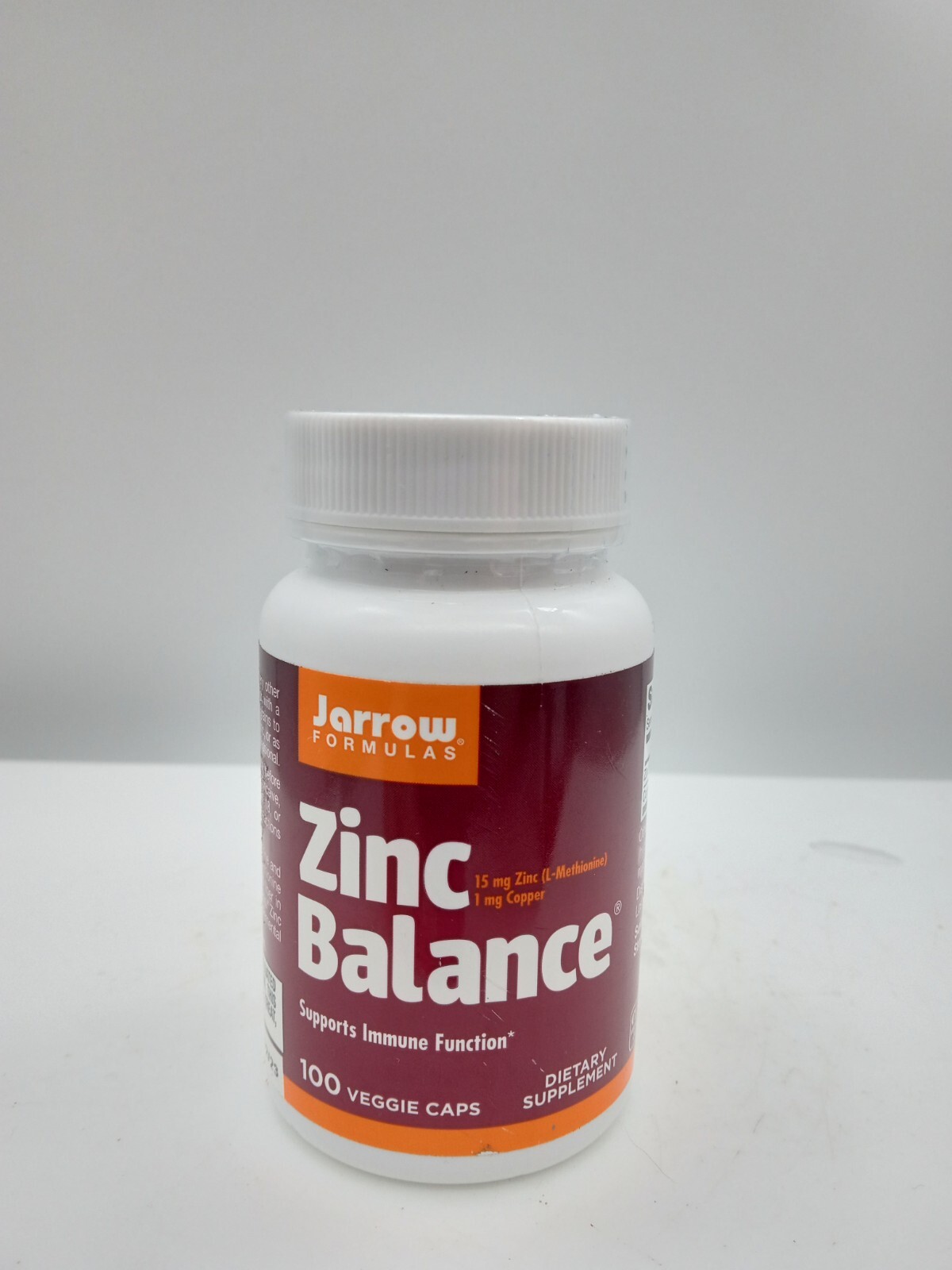 Jarrow Formulas Zinc Balance 15 mg Capsule 100 Count for sale online