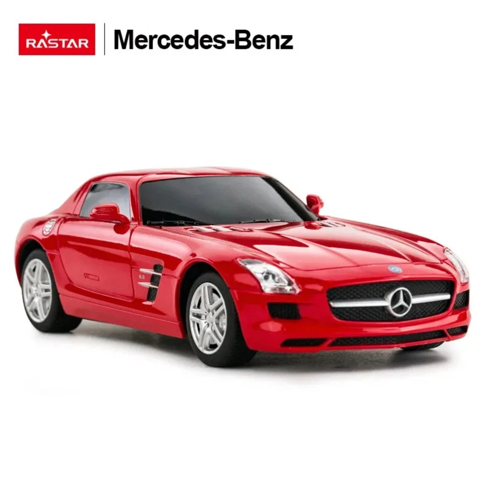 RASTAR RC Car Licensed Mercedes-Benz SLS AMG 1:24 Scale Remote Control Car, Red - Image 2 of 4