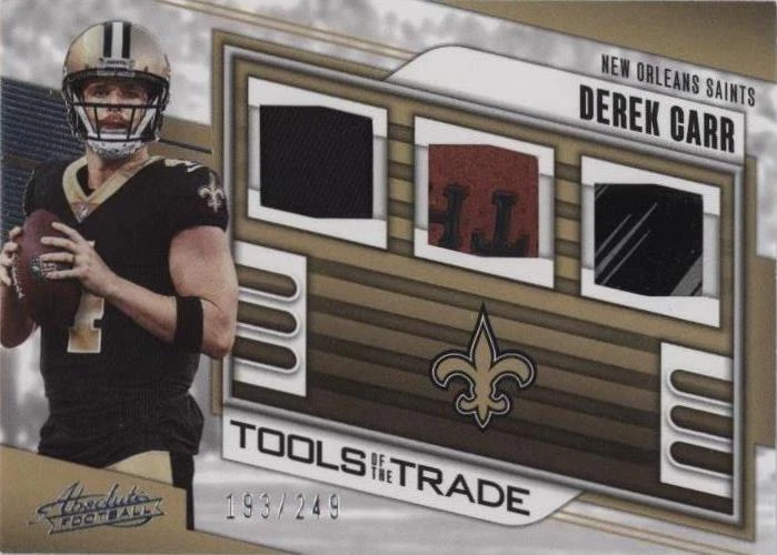2023 Panini Absolute Derek Carr #TOTT-DC