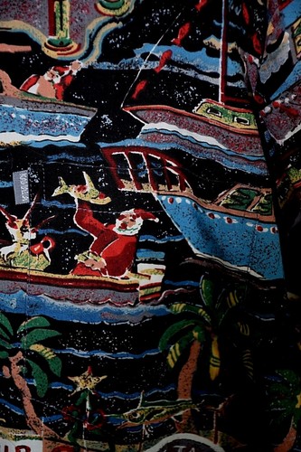 Kahala Avi Collection 2XL XXL Pullover Christmas Hawaiian 100% Cotton Camp Shirt - Picture 3 of 6