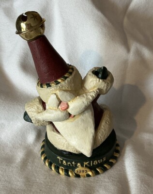Tanta Klaus 1995 Peter Blank Christmas Figurine Santa W/ Bell Hat (No Balloon)