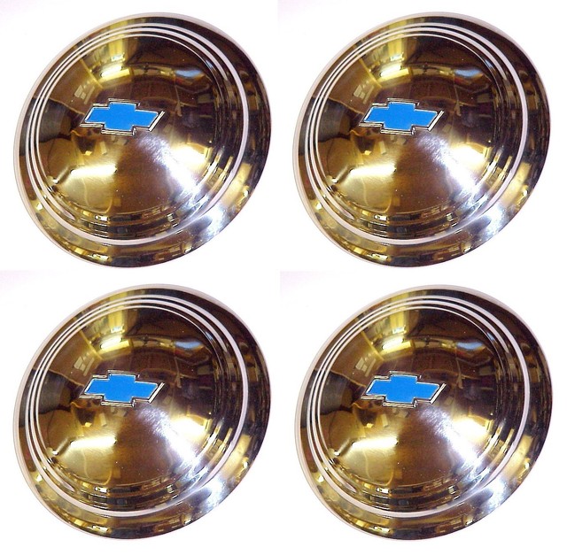 1936 Hub Caps (4) Stainless Steel Chevrolet Chevy Truck 36 for sale