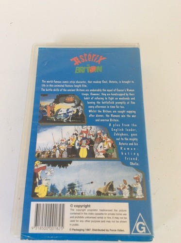 VHS MOVIE. ASTERIX IN BRITAIN - Picture 2 of 3