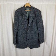 Brooks Brothers Scottish Wool Tweed Plaid Sportcoat Blazer Jacket Mens 45L USA