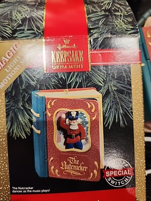 1992 Hallmark Keepsake Dancing Nutcracker Magic Light Motion Ornament QLX7261