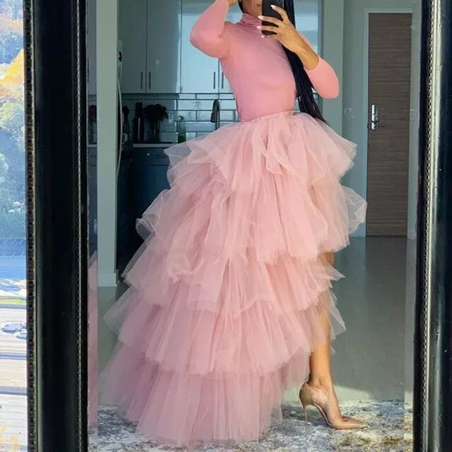 High low tulle skirt vintage cheap