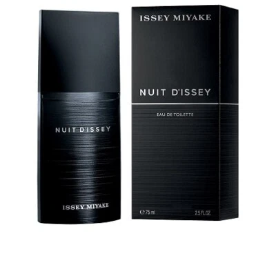 ISSEY MIYAKE NUIT D'ISSEY FOR MEN 75ML EAU DE TOILETTE SPRAY BRAND NEW & SEALED