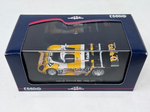 1/43 EBBRO Taka-Q Tom's 88C #37 JSPC 1988 White / Yellow / Black #684 (e41) - Picture 3 of 6