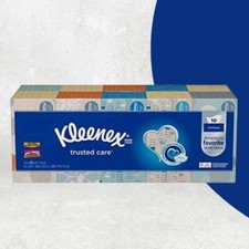 Kleenex Trusted Care Facial Tissue Paper. 10 pack - 230 tissues in each box.