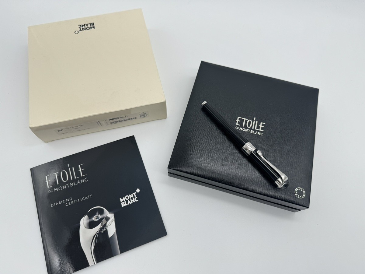 MONTBLANC ETOILE DE SPECIAL EDITION DIAMOND ROLLERBALL PEN NEW 100