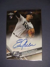 EDDIE GAMBOA 2017 Topps Chrome AUTO #EG Rays RC