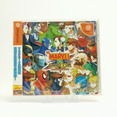 Japanisches Sega Dreamcast Spiel : Marvel vs. Capcom Clash of Super Heroes NEW