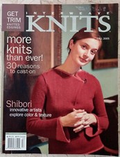 Interweave Knits Fall 2005 Volume X Number 3 Knitting Pattern Diagram Chart